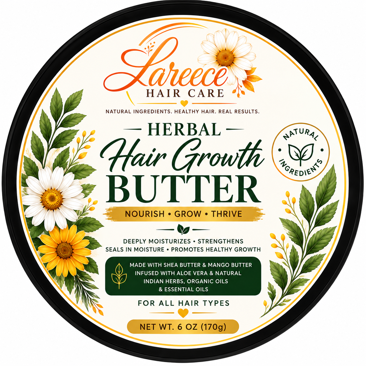 Herbal Hair Growth Butter 6oz